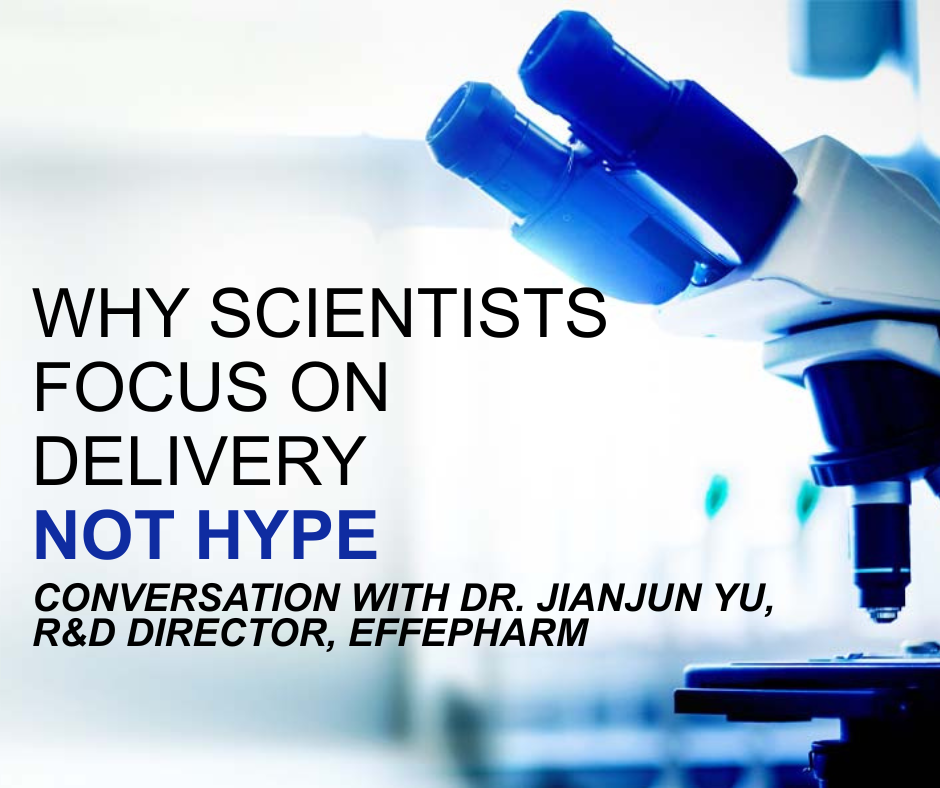 why scientists focus on delivery - not hype